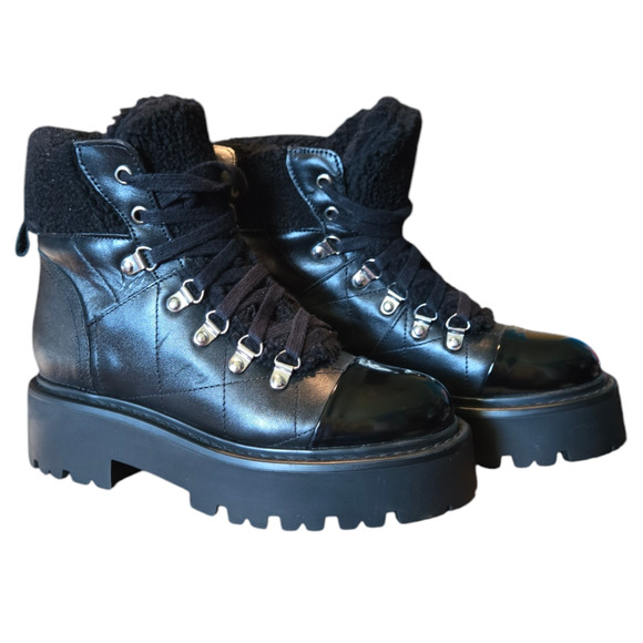 Steve Madden Shoes - Steve Madden Reyen Leather Boots Size 6.5